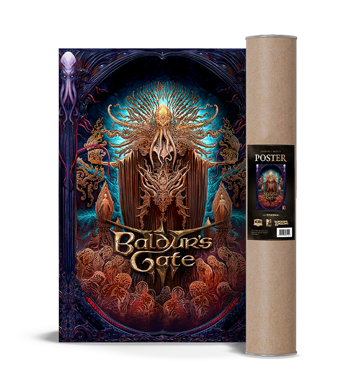 Baldur’s Gate 3 - Mind Flayer Poster
