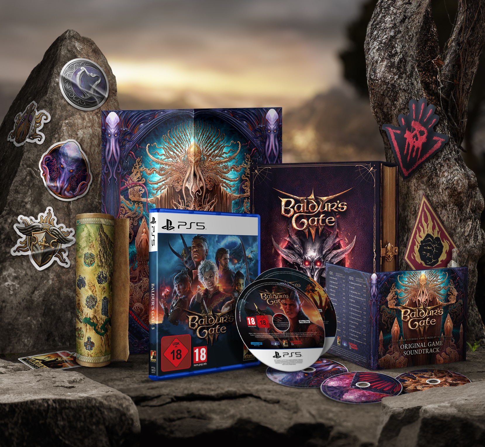 Larian Merch Store- Baldur's Gate 3 - Deluxe Edition PS5